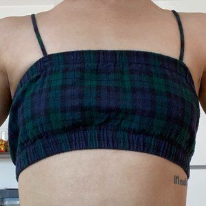 Valfre Plaid Tube Top